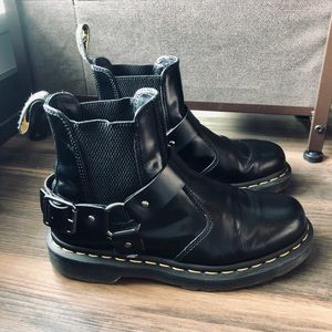 Dr. Martens Wincox Smooth Leather Buckle Boots